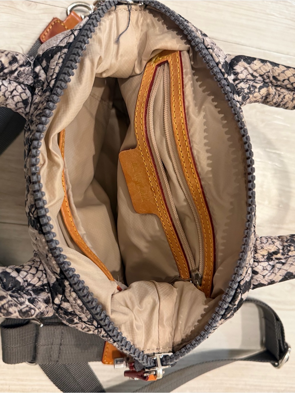 MZ Wallace - Mini Sutton Bag Snake Print - Picture 3 of 3